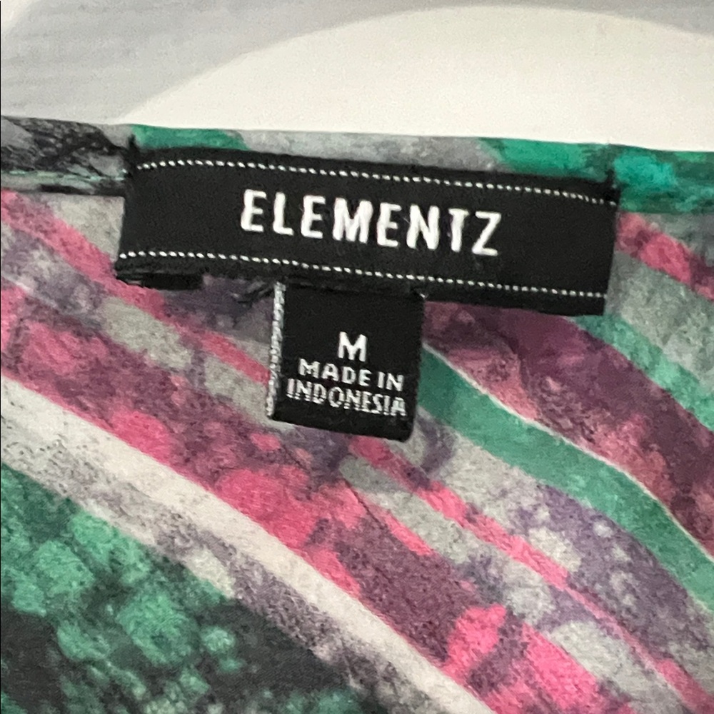 Elementz Multicolor Patterned Top - Picture 2 of 5